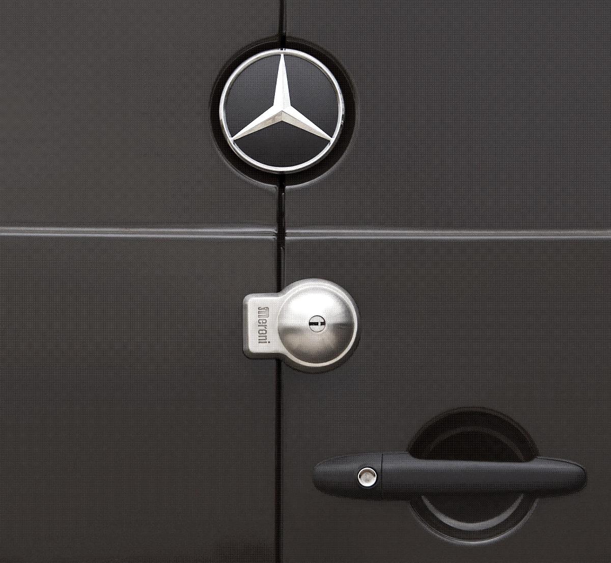 Par de cerraduras de seguridad para furgoneta de Meroni con cierre manual,  aluminio : .es: Bricolaje y herramientas