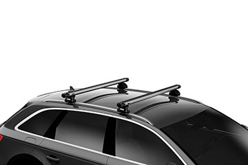 Barras de techo en aluminio Thule SlideBar Evo para coche 891 + 7106 + 6013